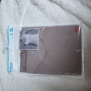 Khaki Airism Camisole From Uniqlo, Size XL, New With Tags